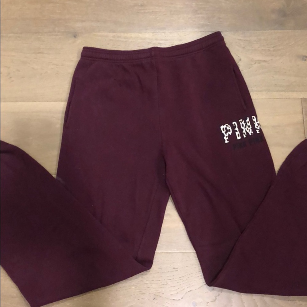 Victoria’s Secret PINK Maroon Sweatpants